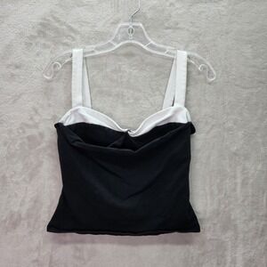 Reformation Black and White Tank Top